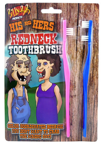 His & Hers Redneck Toothbrush Set