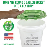3 Pack - 5 Gallon Bucket Fly Lid - Turn any 5 gallon bucket into a Fly Trap - Image 3
