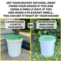 3 Pack - 5 Gallon Bucket Fly Lid - Turn any 5 gallon bucket into a Fly Trap - Image 5